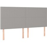  Box spring postelja z vzmetnico LED sv. siva 180x200 cm blago, (20789770) | Shoptok.si