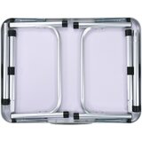  Sklopivi stol za kampiranje bijeli aluminijski 60 x 45 cm | shoptok.hr