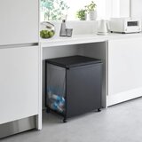 YAMAZAKI Kanta za smeće s dvije komore Tower boja: crna | shoptok.hr