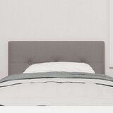  Naslon za glavu s gumbastim prešanjem taupe 100 cm tkanina | shoptok.hr