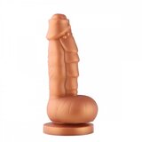 HiSmith HSD04 Squamule Silicone Dildo Suction Cup 8.1" Gold Cene