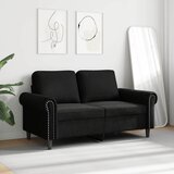 Dvosjed crni 120 cm baršunasti | shoptok.hr