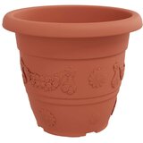  Lončki za rastline 24 pcs Kamnito rdeča &amp;Oslash; 39 x 32 cm Plastika, (5000207864) Slike