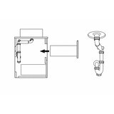  Kupatilski ormarić TRONDHEIM za umivaonik 90 cm — crni | Eponuda.com