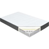 vidaXL Boxspring postelja temno sivo blago 160x200 cm | Shoptok.si