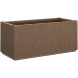  Kutija za cvijeće u vrtu Smeđa 80 x 36 x 35 cm Polipropilen - Smeđa 80 x 36 x 35 cm | shoptok.hr