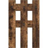  Vješalica za kapute na zidu Dimljeni hrast 65 x 3 x 100 cm | shoptok.hr