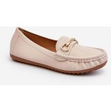 Kesi Women's Classic Loafers with Beige Ainslee Decoration Cene