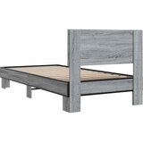  Okvir za krevet boja hrasta 75x190 cm konstruirano drvo i metal | shoptok.hr
