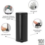 Brabantia Mat črn jeklen koš za smeti s pedalom 30 l NewIcon – | Shoptok.si
