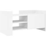 Maison Chic TV omarica - TV stojalo - Televizijska omarica bela 80x35x40 cm inženirski les, (21700486) Cene