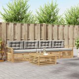  Set vanjskih sofa 5 kom. Bijela i svjetlosiva | Eponuda.ba