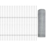  Ograjni stebrički 11 kosov U-kanal 60 cm Pocinkano jeklo, Šesterokotna ograja 0.5x100 m Pocinkano jeklo | Shoptok.si