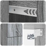  Stenski nočni omarici s predalom Siva Sonoma 33 x 34,5 x 40 cm, (5000209629) | Shoptok.si