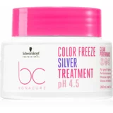 Schwarzkopf bC Bonacure pH 4.5 Color Freeze Silver maska za neutralizaciju i regeneraciju kose 200 ml