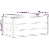  Cvetlično korito Pastelno zelena 100 x 50 x 45 cm, (5000207301) | Shoptok.si