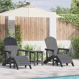  Vrtna stolica 2 pcs Svijetlo siva 83 x 74 x 92 cm Polietilen | shoptok.hr