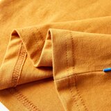  Dječja majica dugih rukava tamna oker boja 92 | shoptok.hr