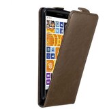 Cadorabo Ohišje, združljivo z Nokia Lumia 830 v kava rjava - Zaščitni ovitek v obliki flipa z magnetnim zapiranjem, (20559022) | Shoptok.si