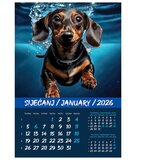  KALENDAR "KUĆNI LJUBIMCI 2026" 13 LISTOVA, SPIRALA | Shoptok.si