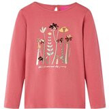  Dječja majica dugih rukava starinska ružičasta boja 116 | shoptok.hr