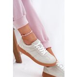 EVENTO Suede Low Sneakers Women Grey Paliana | shoptok.hr