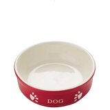 Nobby posoda keramika, rdeča in bež - 12cm | Shoptok.si