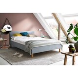 Livetastic OBLAZINJENA POSTELJA 140 cm x 200 cm , tekstil svetlo modra | Shoptok.si