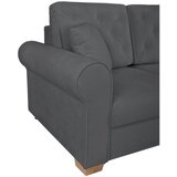 MID.YOU ZOFA S POSTELJNO FUNKCIJO, temno siva tekstil | Shoptok.si
