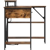  Stol Dimljeni hrast 120 x 79 x 86,5 cm Konstruirano drvo | shoptok.hr