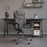 Maison Chic pisarniški stol - računalniški stol sivo umetno usnje, (21784253) | Shoptok.si