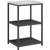 vidaXL Set za kuhinjsku pohranu s policom Ostalo s pohranom s vratima 3 pcs Crna 210 x 50 x 92 cm | shoptok.hr