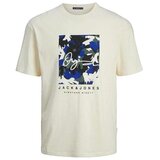 Jack & Jones Majice s kratkimi rokavi T-shirt Jack Jones Aruba beige Bež Cene