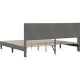  Okvir za krevet Tamno siva 180 x 200 cm Baršun - Tamno siva 180 x 200 cm | shoptok.hr