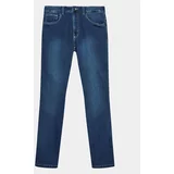 Boss Jeans hlače J24874 M Mornarsko modra Skinny Fit