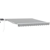 Tenda na ručno uvlačenje LED antracit i bijela 300 x 250 cm | Eponuda.com