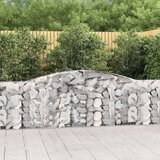  Lučne gabionske košare 8 kom 400x30x80/100 cm pocinčano željezo | shoptok.hr