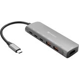 Sandberg priklopna postaja USB-C / HDMI + 2xUSB-A + 2xUSB-C 136-65 | Shoptok.si