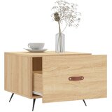  Stolić za kavu boja hrasta 50 x 50 x 40 cm konstruirano drvo | shoptok.hr