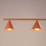Sollux Opečnato oranžna jeklena viseča svetilka Zylo – | Shoptok.si