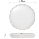  LED svetilo nadometno DORI, okroglo, 18W, IP54, nevtralno bela | Shoptok.si
