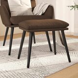  Tabure smeđi 45 x 29 5 x 35 cm od tkanine - Smeđa 1 | shoptok.hr