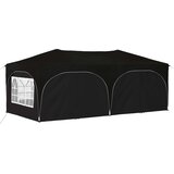  Rastezljivi šator za zabave 575 x 288 x 245 cm Crna | shoptok.hr