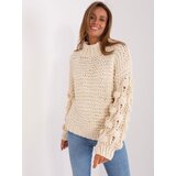 Wool Fashion Italia Sweater-AT-SW-2382.97P-light beige | Shoptok.si