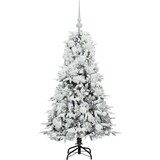 vidaXL Umetno Zložljivo Božično Drevo Zelena 120 cm PE in PVC | Shoptok.si