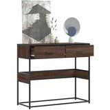 vidaXL Konzolni stol boja hrasta 90x35x80 cm konstruirano drvo | shoptok.hr