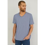 CA Muška majica, Slim fit, Basic, Plava Cene
