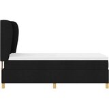  Krevet s opruga kutije s madracem Crna 200 x 90 cm tkanina | shoptok.hr