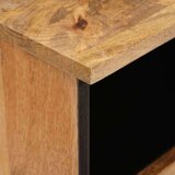  Nočna omarica 2 pcs Naravna 40 x 33 x 46 cm Masiven les manga, (5000107178) | Shoptok.si