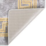 vidaXL perivi tepih 80 x 300 cm sivi protuklizni | shoptok.hr